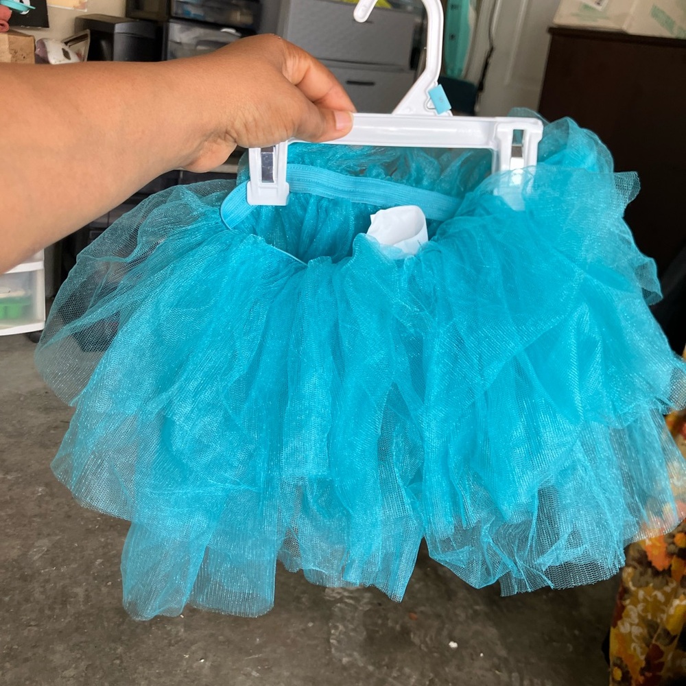 Turquoise Tulle Pettiskirt